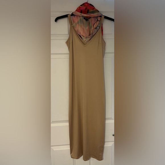 AFRM Sheer Multi Color Maxi Dress (with liner) WORN ONCE - Picture 3 of 5